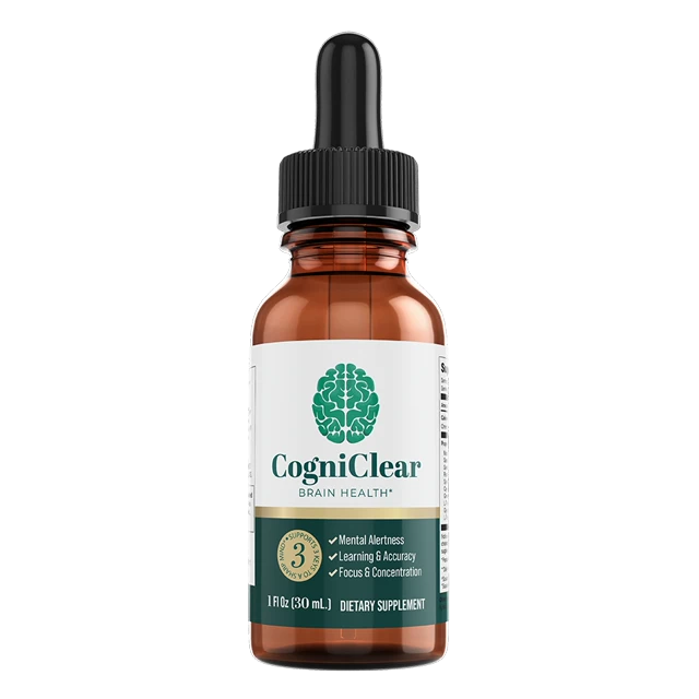 A bottle of CogniClear