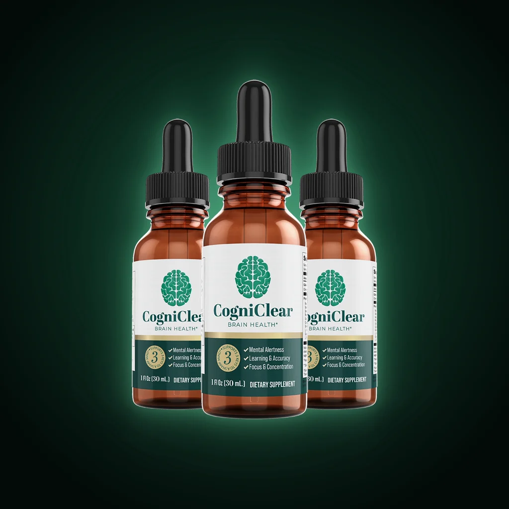 The CogniClear 3-bottle package, the full three-month protocol